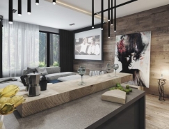 当木质遇到混凝土：4个现代公寓设计素材中国网精选