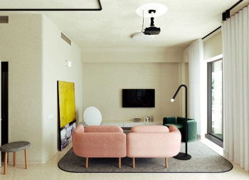 拥抱自然光！105平温馨舒适的家居空间16设计网精选