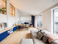伦敦清新优雅的顶层公寓设计普贤居素材网精选