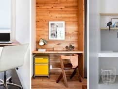 小空间的高效利用 创造一个家庭办公区16设计网精选