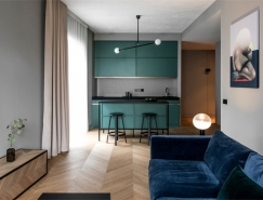 Basanaviciaus高冷灰色调的公寓设计普贤居素材网精选