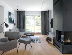 波兰优雅时尚的现代住宅设计16图库网精选