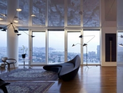 特拉维夫风景一览无余:美丽的全玻璃现代住宅设计16设计网精选