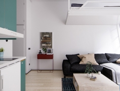 巧妙的空间利用：4个小户型公寓设计16设计网精选