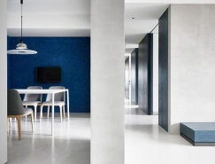 水泥的原始味道!宁静灰创造现代感精致公寓素材中国网精选