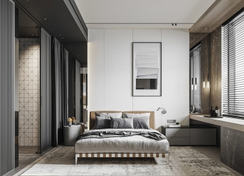 2套公寓，新古典主义风格和简约风格的不同演绎16设计网精选