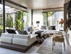 巴西热带丛林风格的开放式住宅设计普贤居素材网精选