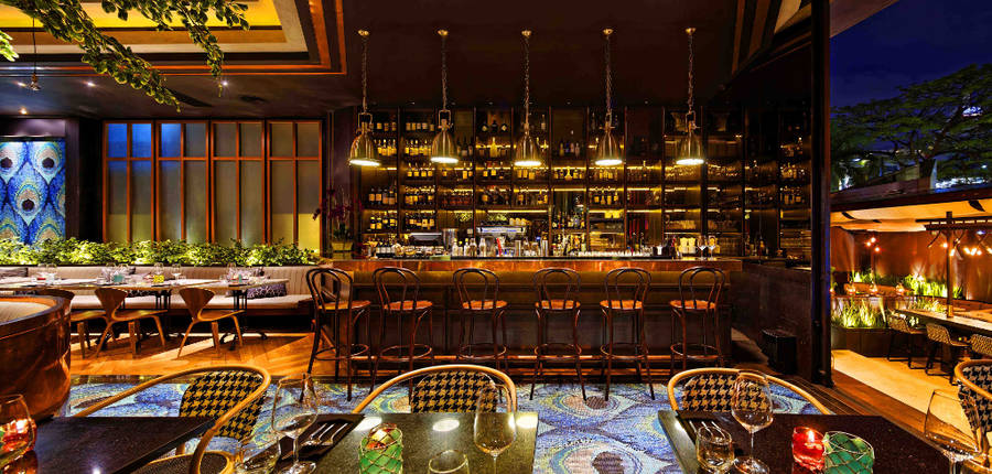 雅加达Bottega优雅的餐厅设计