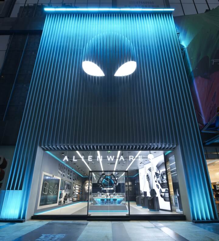 外星人ALIENWARE重庆旗舰店设计