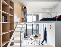 台北33平米简约风格双层小公寓设计16设计网精选