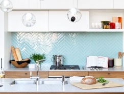 9个超棒的厨房几何形瓷砖铺贴16设计网精选