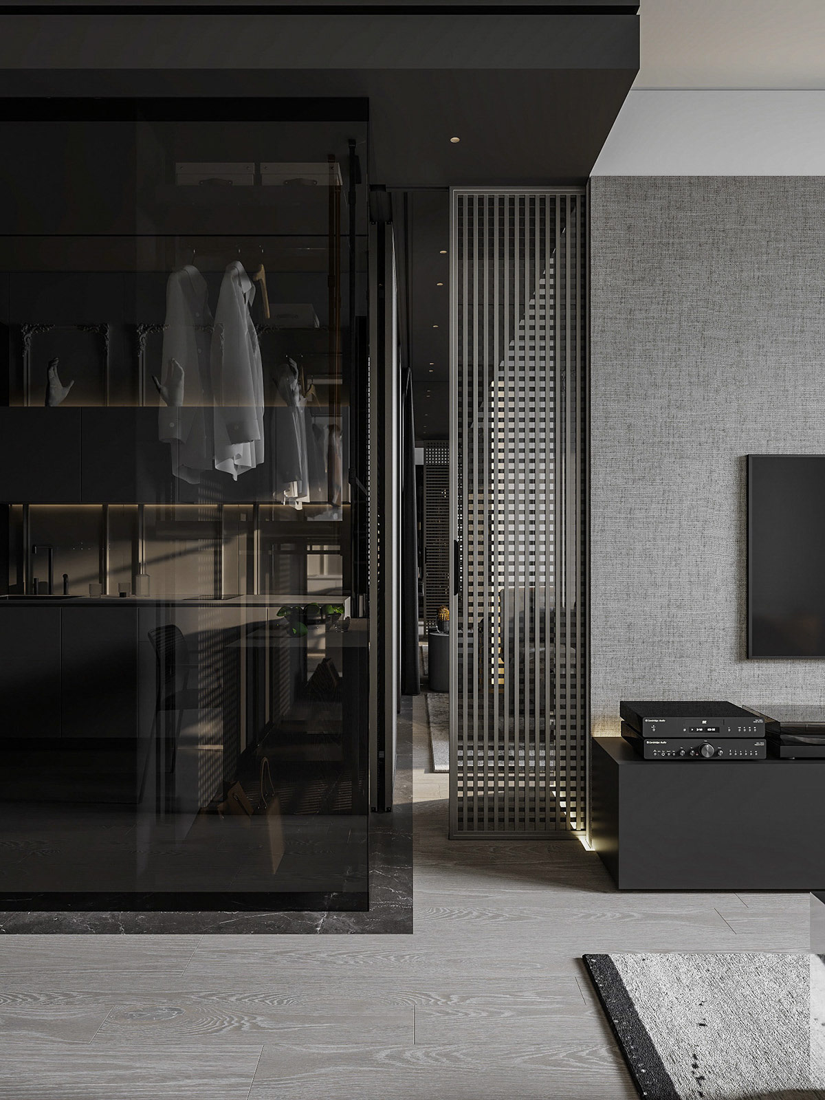 2套公寓，新古典主义风格和简约风格的不同演绎