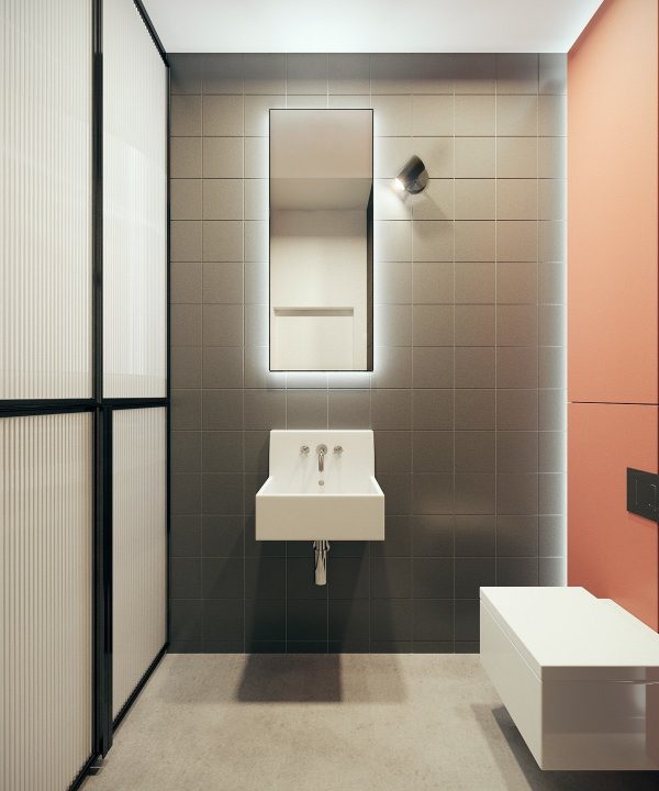 和谐的图案和平衡的色彩:简洁别致的现代Loft装修设计