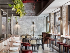 墨尔本PENTOLINA优雅工业风意大利休闲餐厅设计素材中国网精选