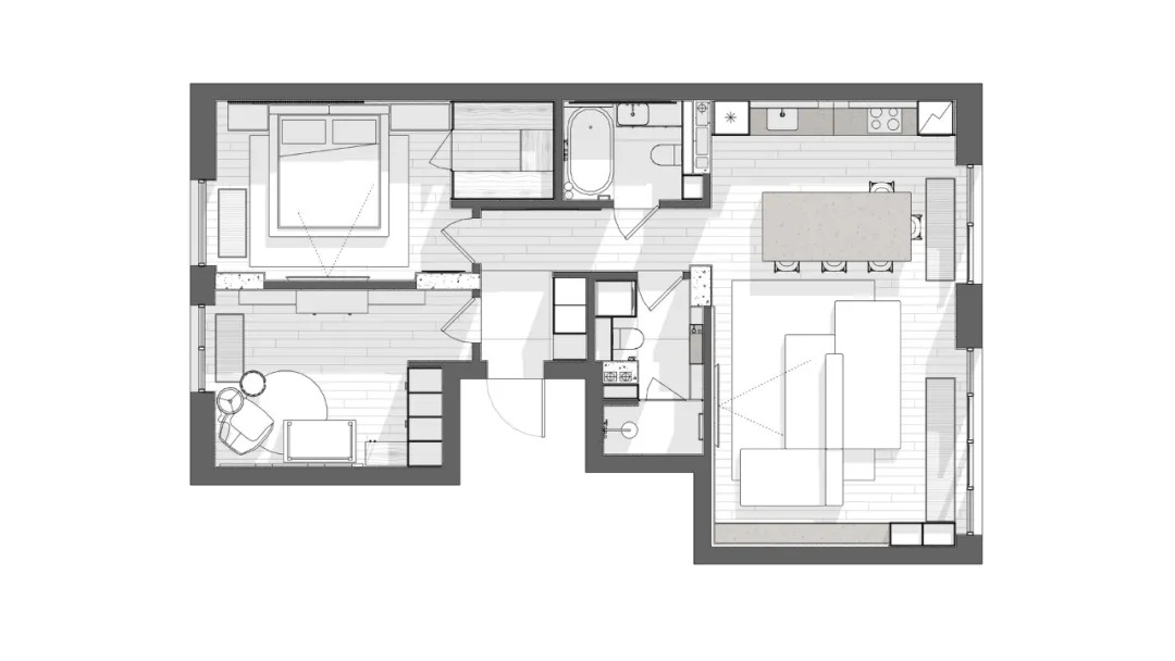 N-TEAM作品：3间现代简约住宅设计