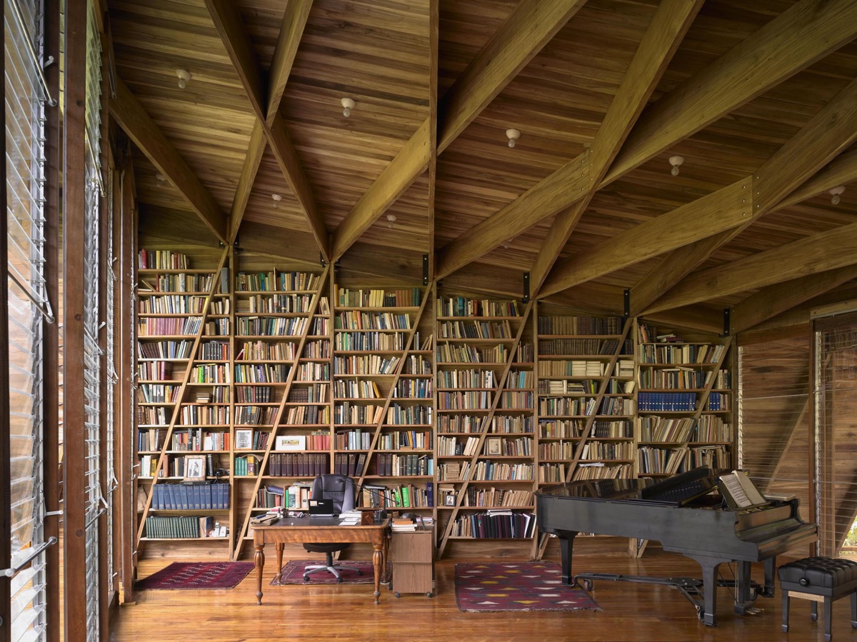 书海中徜徉！51个家庭图书馆设计