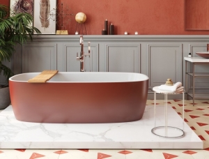 热情似火的红色浴室和卫生间设计普贤居素材网精选