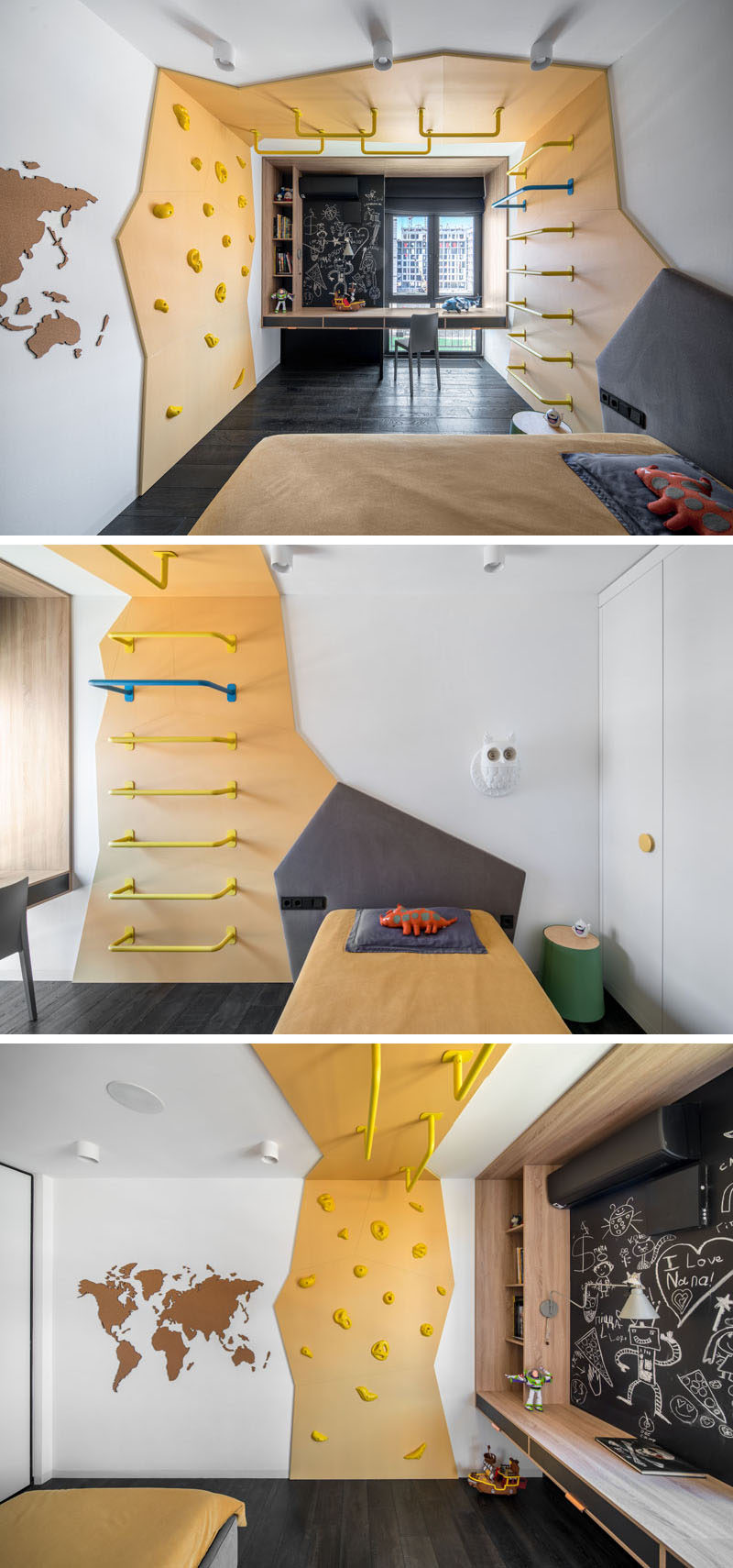 乌克兰两间小公寓合并改造设计