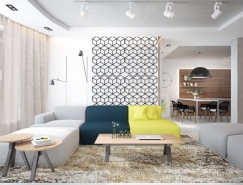 4个国外时尚一居室小公寓设计普贤居素材网精选
