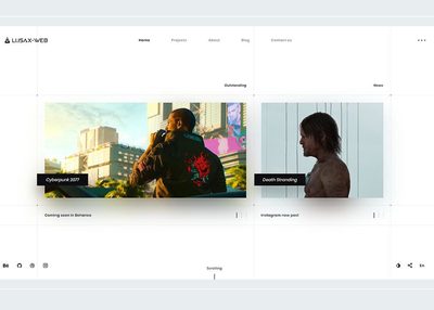 Lusaxweb视频网站设计
