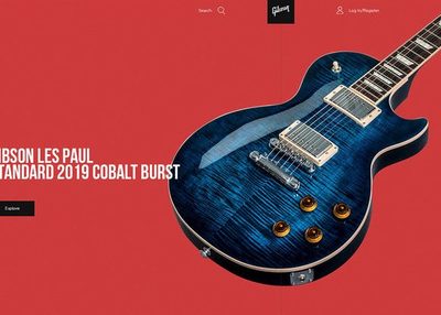 吉他网站设计