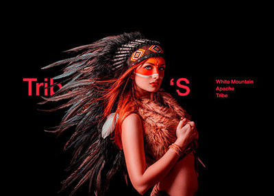 Native American-人物网站设计
