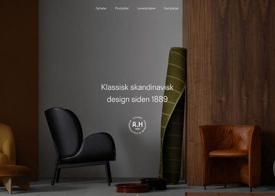 AHUSEBY家具厨具网站设计