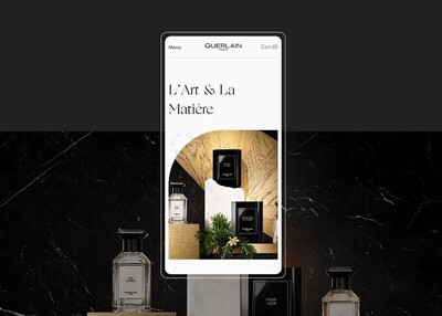 黑白色系奢侈品香水线上购物网站设计[10P]