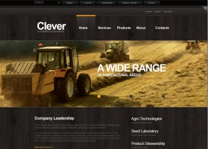 CLEVER国外农业公司农产品网页设计欣赏