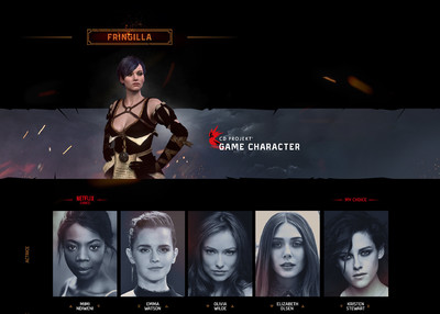 女巫x Netflix选择演员网页设计