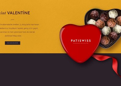 帕蒂瑞手工巧克力-网站设计
