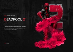 Deadpool 2 - 《死待2》电影网站设计