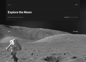 探索月球-月球科学馆网站设计