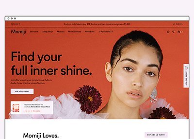 Momiji化妆品网站设计