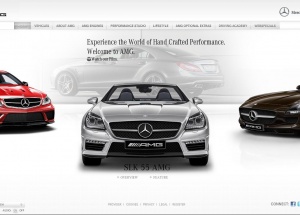 Mercedes Amg梅赛德斯-奔驰汽车网站设计欣赏 全Flash