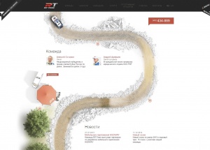 RT-RIT TEAM职业赛车手特效网页设计