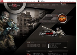 DIZZEL韩国黑色质感游戏网站设计欣赏