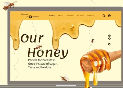蜂蜜网站登陆页面设计[4P]