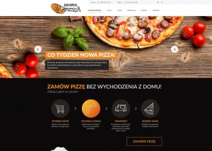 KANION披萨西餐店网页设计-波兰Orzeu