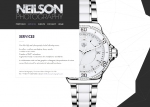 NEILSON高端珠宝手表奢侈品摄影工作室网页设计 [6P]