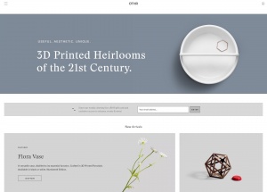 OTHR花瓶餐具茶具3D打印技术电商商城网站设计 [9P]