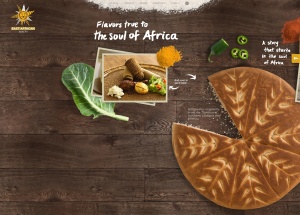 东非面包店East African Bakery视觉效果丰富的餐饮网站设计 [5P]