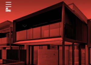 澳大利亚黑白红简洁大气的JWI百叶窗公司网站网页设计欣赏