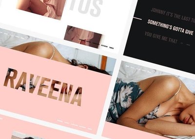 粉色系-服饰购物网站设计