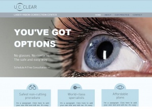U.C. CLEAR眼科医疗网站设计 [4P]