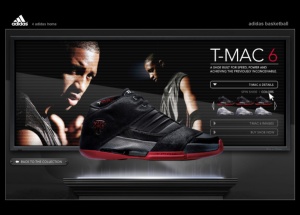 Adidas黑色组合鞋架网站设计 [6P]