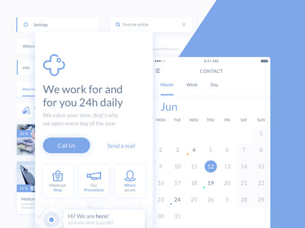 25款医疗APP UI设计欣赏