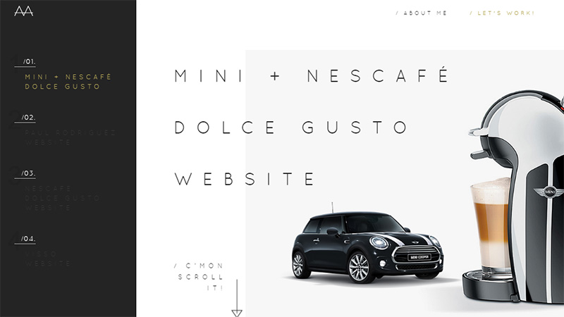 网站色彩搭配：低调大气的黑白网站设计