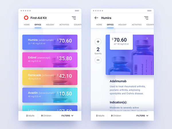 25款医疗APP UI设计欣赏