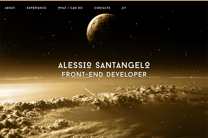 20个漂亮的太空主题网页设计